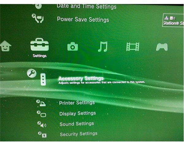 ps3 settings menu