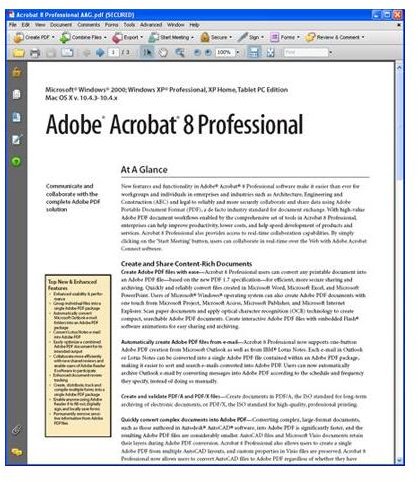 adobe acrobat 9 pro extended authoring signable documents