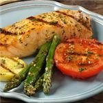 Grilled Salmon & Grilled Vegetables