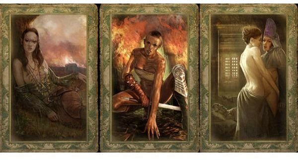 Witcher romance cards photo