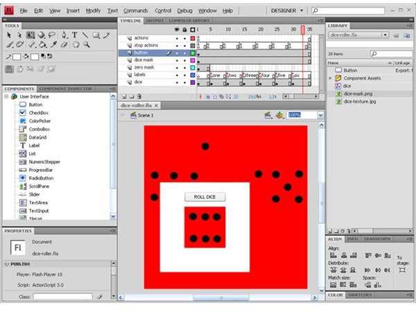 To roll the Dice you need to be able to generate a random number between one and six since that is the range with which the dice is marked.