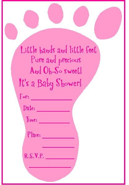 Baby Shower Invitations Templates Free Printable