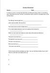 Similes Worksheet