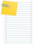 Paper Clip note page