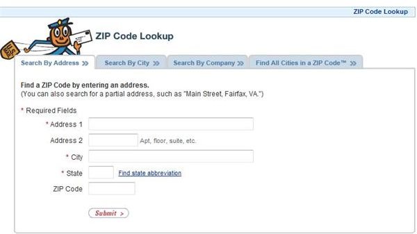 How To Find Zip Codes For Addresses