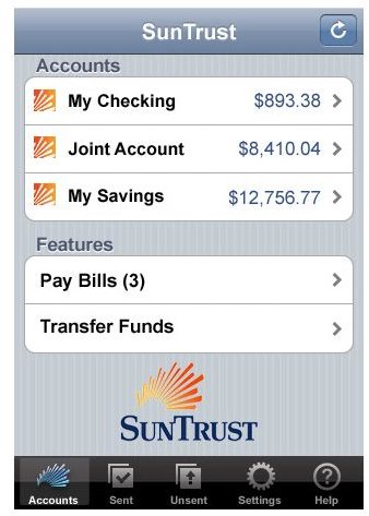 suntrust business banking app