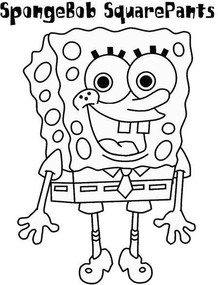 SpongeBob Coloring Sheets for Free Download