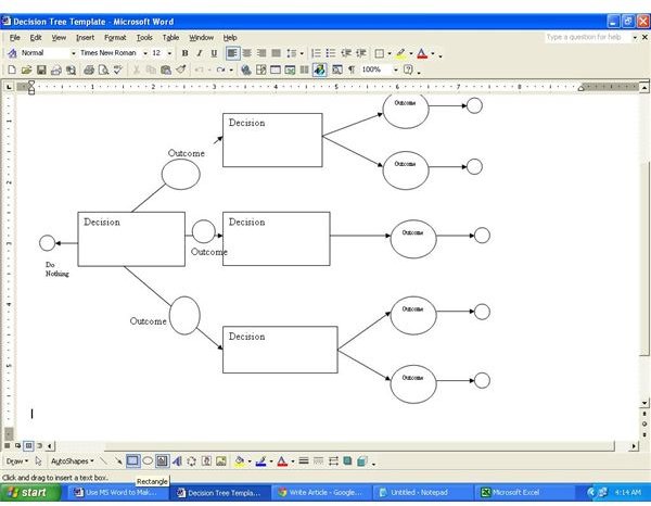 Microsoft Word Decision Tree Template