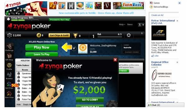 how get chips poker facebook