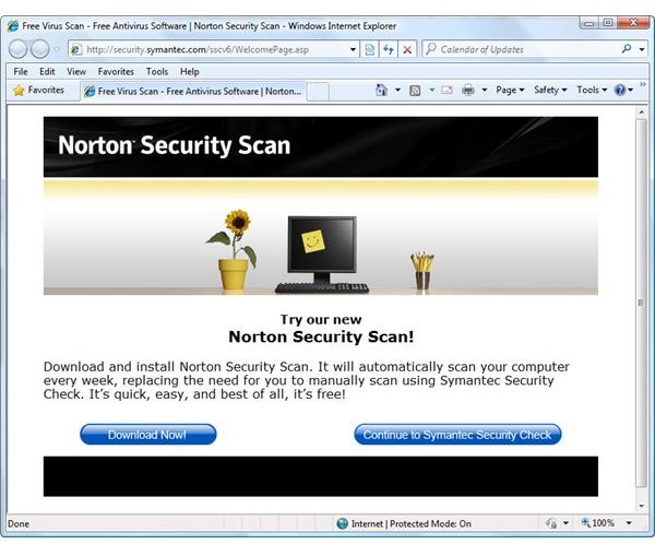 symantec free online virus scan