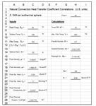 Excel Image Natural Convection Sphere US units