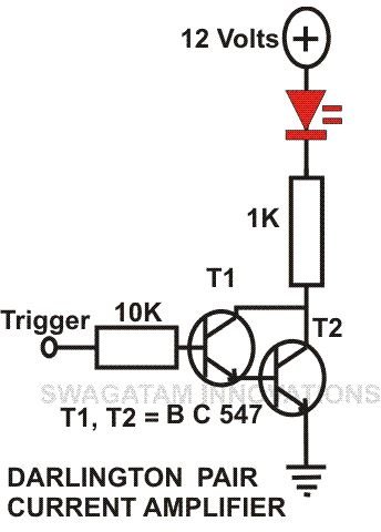 Npn Transistor Current Amplifier Circuit