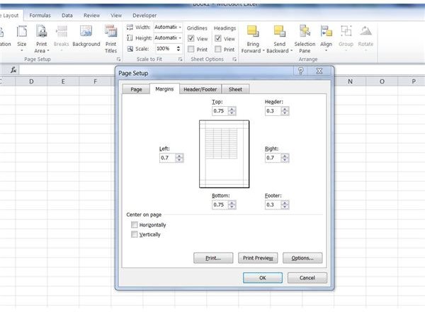 microsoft word printing problems margins 2010