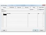 Predecessors Tab - Task Information Dialog Box