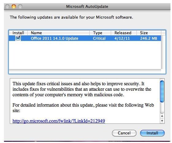 install microsoft autoupdate mac 2017