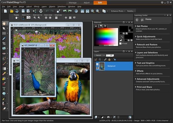 corel paintshop pro x9 software