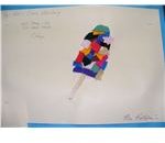 Multicolored popsicle