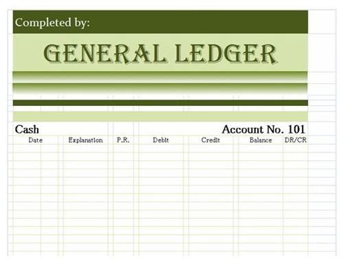 Business Ledger Template