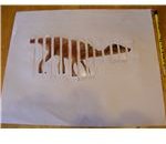 Mount pieces apart to extend the picture
