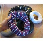 Fabric rings teach movements to dress