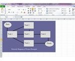 screenshot of examples of Project Management scheduling- including a gantt chart and a task list