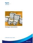 Analogue voltmeter and ammeter