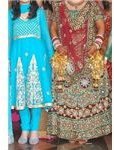Chiridar & Kameez(Turquoise) & Bridal Lehnga Choli