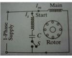 Capacitor start circuit