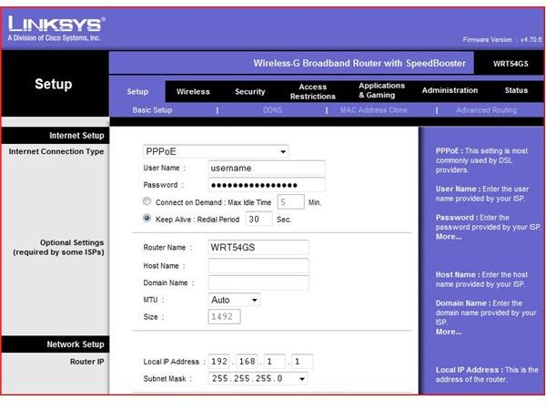 Router Configuration