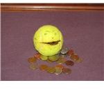 pushing pennies into ball
