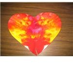 Cut out heart shape