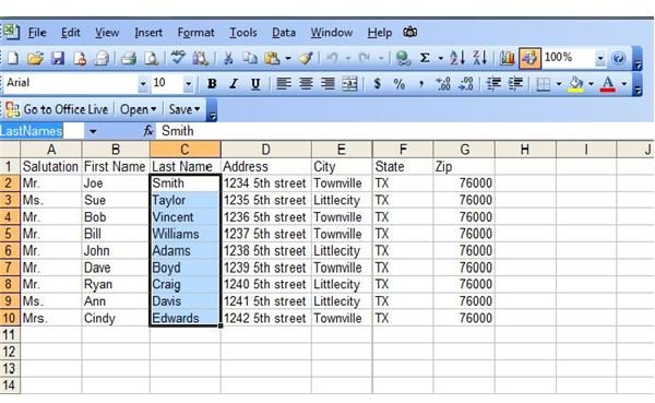 Drop Down List In Excel From Another Sheet 2007