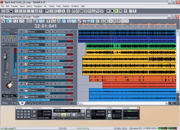 mixpad multitrack recording software autotune