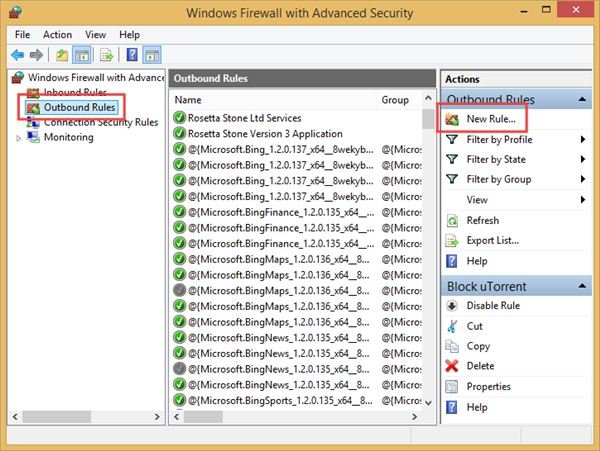 How To Block Programs With Firewall Win7