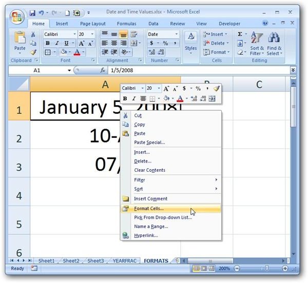 Change Date Format Chart In Excel