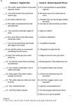 Matching Quiz
