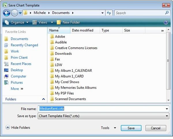 How To Create A Chart Template In Excel 2007 