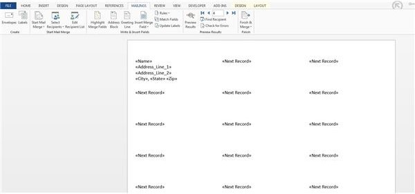 Create Word For Mac Mail Merge From Excel Data