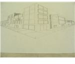 Street scape with 2 point perspective