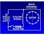 capacitor start motor circuit
