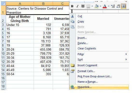 Hyperlink To A Specific Cell In Excel 2007