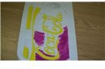Coke in purple and yellow