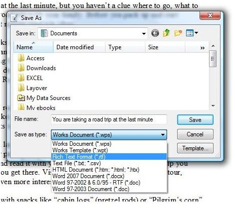 Microsoft works word processer   free downloads and 
