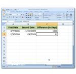 How to Subtract Date Values in Microsoft Excel