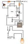 Simple IC 555 Automatic Bedroom Night Lamp Circuit Diagram, Image