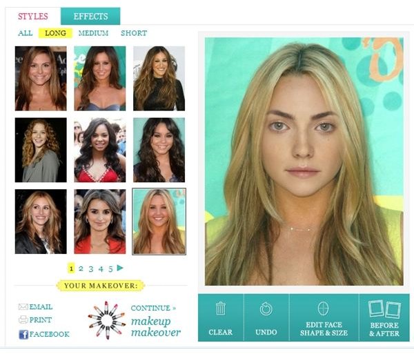 top virtual hair style sites