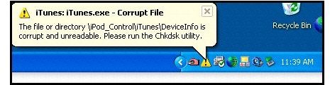 fix a corrupted file or directory on hard drive