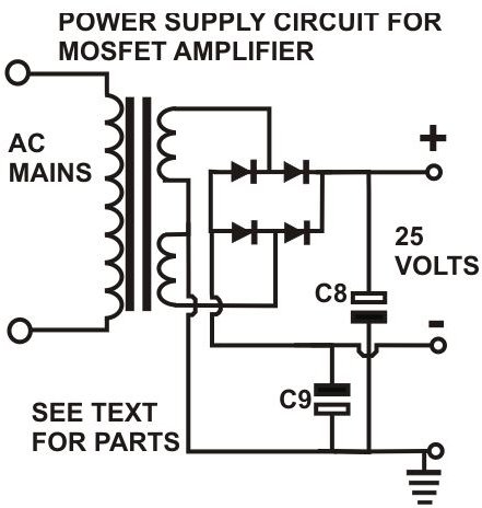 Simple Mosfet Amplifier Pcb Circuit - Power Supply For Mosfet Amplifier Circuit Diagram Image - Simple Mosfet Amplifier Pcb Circuit