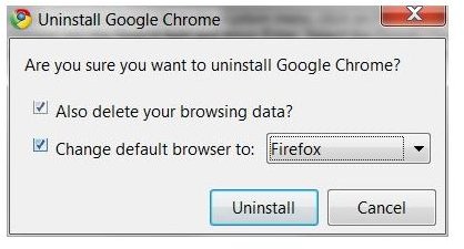 completely uninstall google chrome