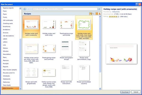 microsoft office templates for word 2010